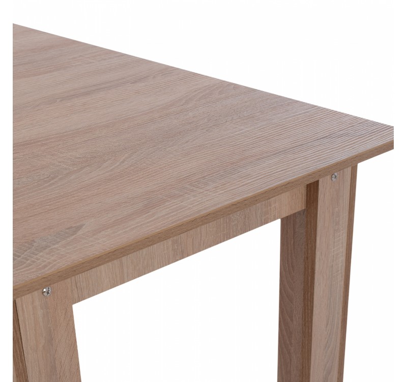 ΤΡΑΠΕΖΙ ΚΟΥΖΙΝΑΣ HM2428.01 KELVIN SONOMA OAK 110x80x77Υεκ.