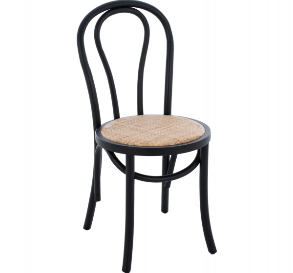 ΞΥΛΙΝΗ ΚΑΡΕΚΛΑ MONTREAL ΤΥΠΟΥ ΒΙΕΝΝΗΣ HM8914.02 ΑΠΟ ΞΥΛΟ ΟΞΙΑΣ ΣΕ ΧΡΩΜΑ ΜΑΥΡΟ 40x40x87Υ εκ.