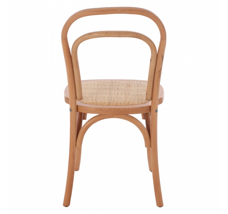 ΞΥΛΙΝΗ ΚΑΡΕΚΛΑ ΒΙΕΝΝΗΣ ALIYAH ΣΤΟΙΒΑΖΟΜΕΝΗ ΑΠΟ ΞΥΛΟ ΟΞΙΑΣ ΣΕ ΦΥΣΙΚΟ HM8644.01 45x54x89 εκ.