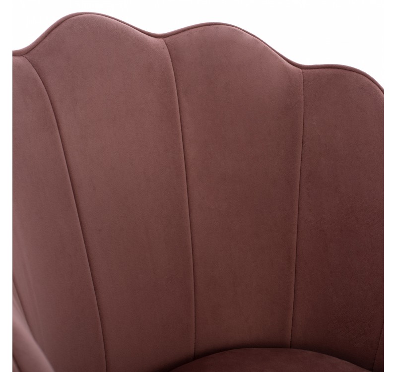 ΚΑΡΕΚΛΑ AVIE HM8737.02 ΒΕΛΟΥΔΟ ΣΑΠΙΟ ΜΗΛΟ ΜΕ ΜΕΤΑΛΛΙΚΟ ΧΡΥΣΟ ΣΚΕΛΕΤΟ 48x48x85 εκ.