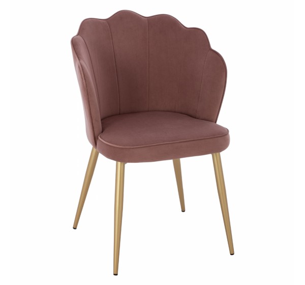 ΚΑΡΕΚΛΑ AVIE HM8737.02 ΒΕΛΟΥΔΟ ΣΑΠΙΟ ΜΗΛΟ ΜΕ ΜΕΤΑΛΛΙΚΟ ΧΡΥΣΟ ΣΚΕΛΕΤΟ 48x48x85 εκ.