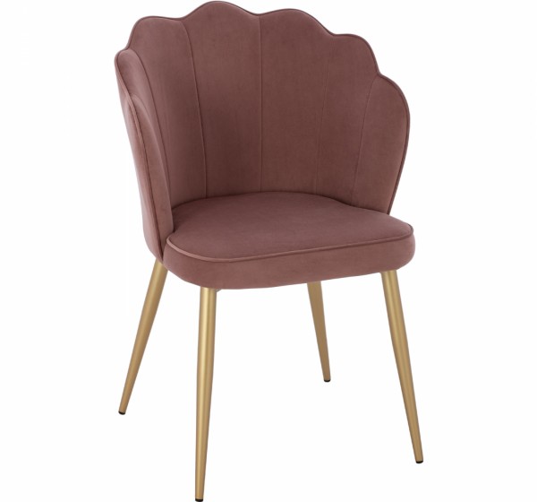 ΚΑΡΕΚΛΑ AVIE HM8737.02 ΒΕΛΟΥΔΟ ΣΑΠΙΟ ΜΗΛΟ ΜΕ ΜΕΤΑΛΛΙΚΟ ΧΡΥΣΟ ΣΚΕΛΕΤΟ 48x48x85 εκ.