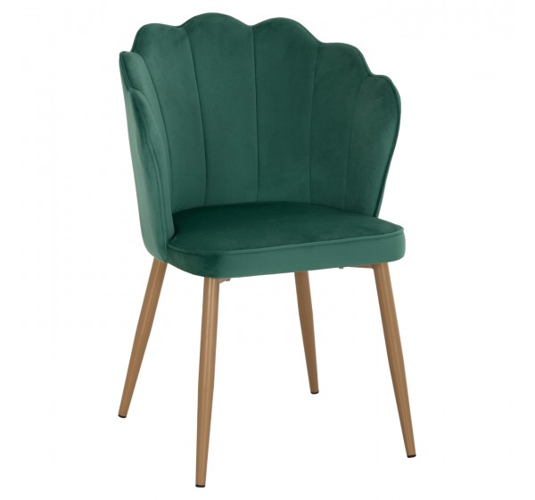 ΚΑΡΕΚΛΑ AVIE HM8737.03 ΒΕΛΟΥΔΟ ΚΥΠΑΡΙΣΣΙ ΜΕ ΜΕΤΑΛΛΙΚΟ ΧΡΥΣΟ ΣΚΕΛΕΤΟ 57.5x57.5x85 εκ.