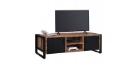 ΕΠΙΠΛΟ TV TURNER HM8189.11 ΜΕΤΑΛΛΟ & ΜΑΣΙΦ ΞΥΛΟ MANGO ΦΥΣΙΚΟ 160x45x51Υ εκ.