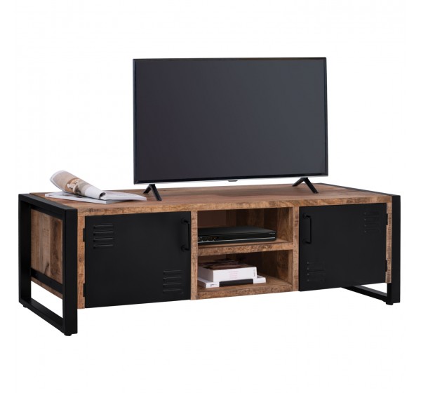 ΕΠΙΠΛΟ TV TURNER HM8189.11 ΜΕΤΑΛΛΟ & ΜΑΣΙΦ ΞΥΛΟ MANGO ΦΥΣΙΚΟ 160x45x51Υ εκ.