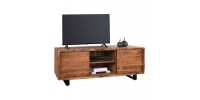 ΕΠΙΠΛΟ TV HM8185.11 NICOLE ΑΠΟ ΜΑΣΙΦ ΞΥΛΟ ΑΚΑΚΙΑΣ ΦΥΣΙΚΟ 160x45x57Υεκ.