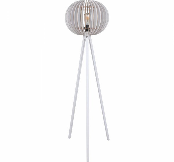 ΦΩΤΙΣΤΙΚΟ ΔΑΠΕΔΟΥ ΞΥΛΙΝΟ ΜΕ ΛΕΥΚΟ ΚΑΠΕΛΟ ΑΠΟ MDF HM7375.01 Φ36x145Υ εκ.