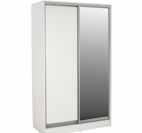 ΝΤΟΥΛΑΠΑ ΣΥΡΟΜΕΝΗ ADLER ΜΕΛΑΜΙΝΗΣ 120x60x220Yεκ. ΔΙΦΥΛΛΗ ΛΕΥΚΗ ΜΕ ΚΑΘΡΕΠΤΗ HM2460.03