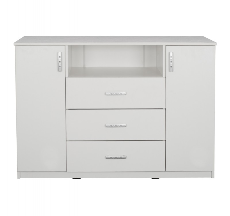 ΜΠΟΥΦΕΣ ΜΕ 2 ΝΤΟΥΛΑΠΙΑ Κ 3 ΣΥΡΤΑΡΙΑ ADLER ΛΕΥΚΟΣ HM2430.03 120X45X85Y εκ.