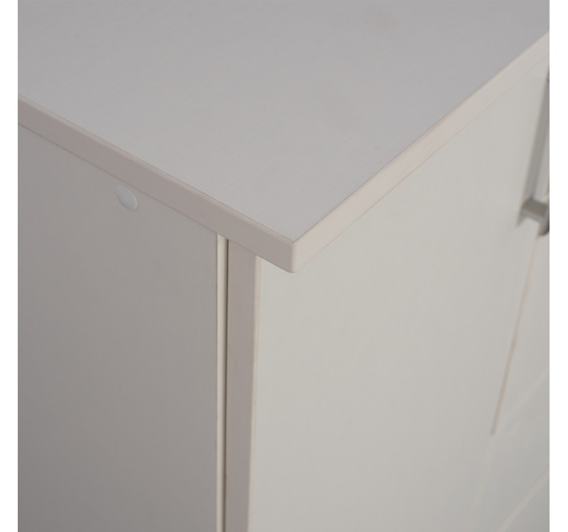 ΜΠΟΥΦΕΣ ΜΕ 2 ΝΤΟΥΛΑΠΙΑ Κ 3 ΣΥΡΤΑΡΙΑ ADLER ΛΕΥΚΟΣ HM2430.03 120X45X85Y εκ.