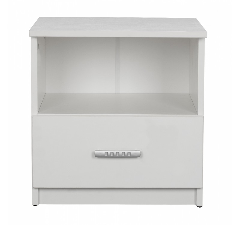 ΚΟΜΟΔΙΝΟ ADLER ΜΕΛΑΜΙΝΗΣ ΛΕΥΚΟ HM2431.03 45x40x48 εκ.