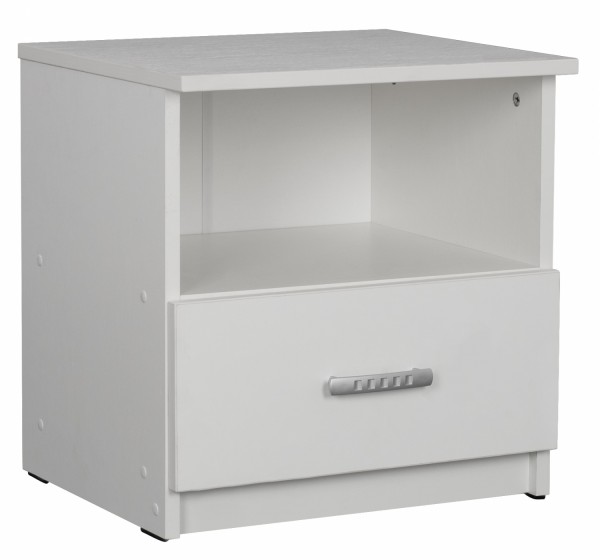 ΚΟΜΟΔΙΝΟ ADLER ΜΕΛΑΜΙΝΗΣ ΛΕΥΚΟ HM2431.03 45x40x48 εκ.