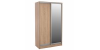 ΝΤΟΥΛΑΠΑ ΣΥΡΟΜΕΝΗ ADLER ΜΕΛΑΜΙΝΗΣ 120x60x220Yεκ. ΔΙΦΥΛΛΗ SONAMA ΜΕ ΚΑΘΡΕΠΤΗ HM2460.01