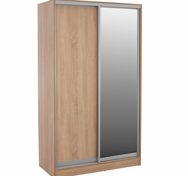 ΝΤΟΥΛΑΠΑ ΣΥΡΟΜΕΝΗ ADLER ΜΕΛΑΜΙΝΗΣ 120x60x220Yεκ. ΔΙΦΥΛΛΗ SONAMA ΜΕ ΚΑΘΡΕΠΤΗ HM2460.01