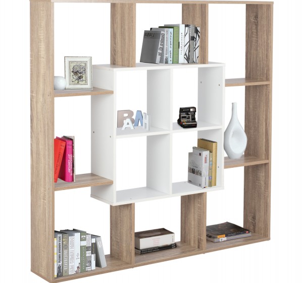 ΒΙΒΛΙΟΘΗΚΗ BRODY HM8771.01 136X22X136 ΛΕΥΚΟ