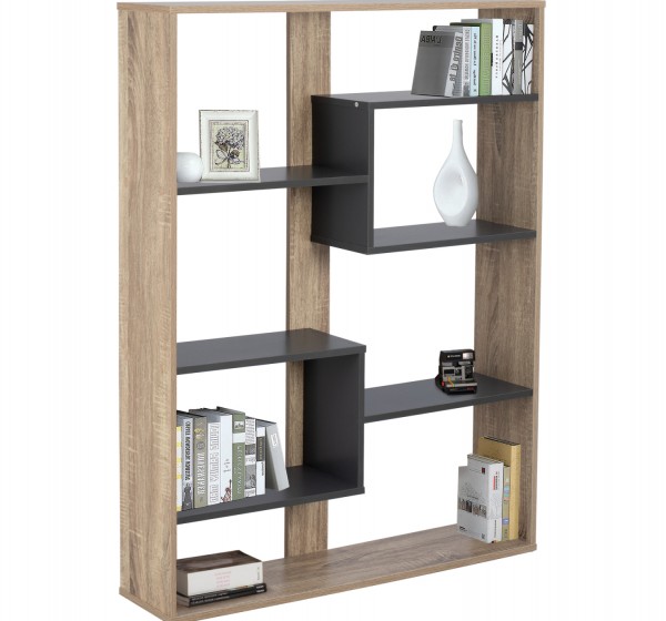 ΒΙΒΛΙΟΘΗΚΗ MARCELINE HM8772.02 100Χ21Χ124,5 ΓΚΡΙ