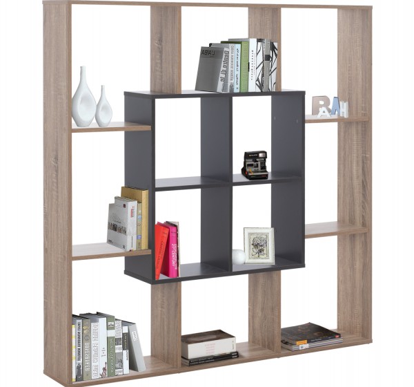 ΒΙΒΛΙΟΘΗΚΗ BRODY HM8771.02 136X22X136 ΓΚΡΙ