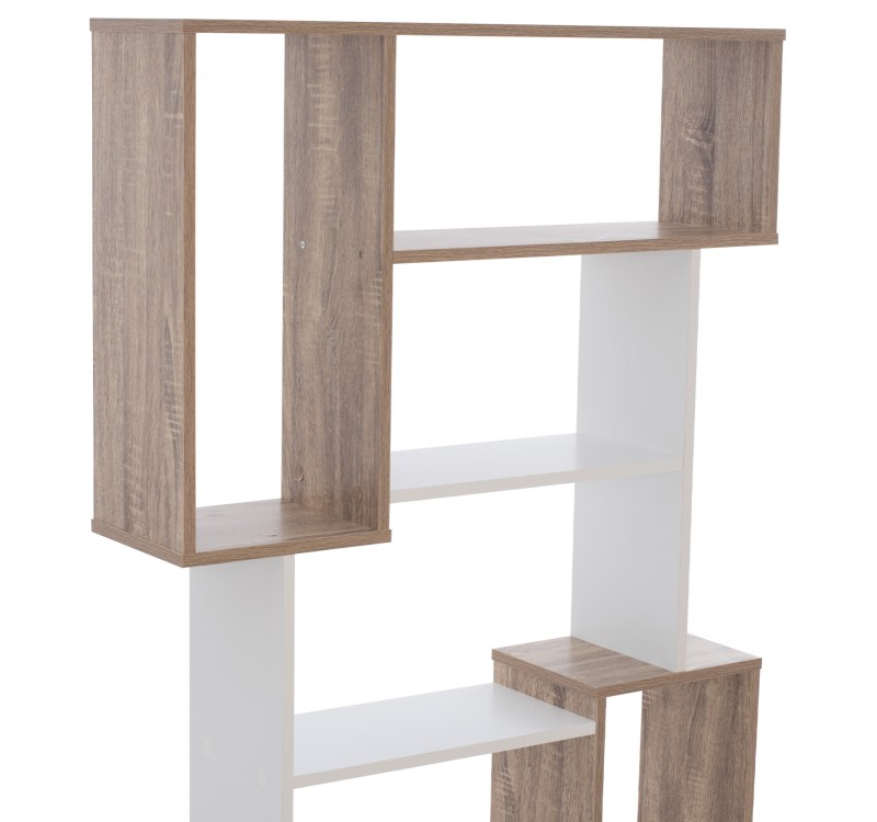 ΒΙΒΛΙΟΘΗΚΗ SHAY HM8768.01 85X22X140 ΛΕΥΚΟ