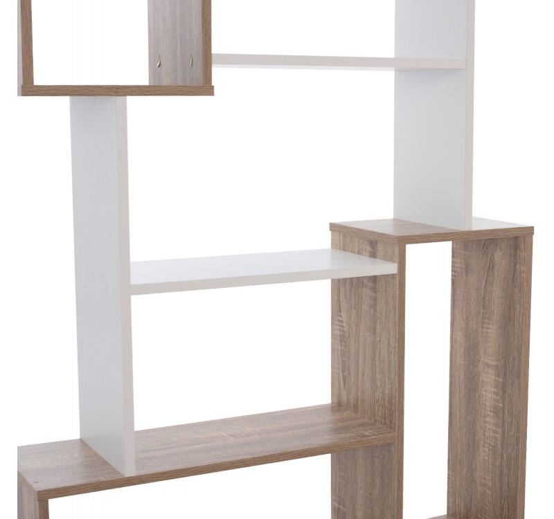 ΒΙΒΛΙΟΘΗΚΗ SHAY HM8768.01 85X22X140 ΛΕΥΚΟ
