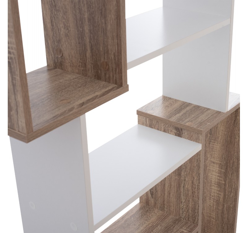 ΒΙΒΛΙΟΘΗΚΗ SHAY HM8768.01 85X22X140 ΛΕΥΚΟ