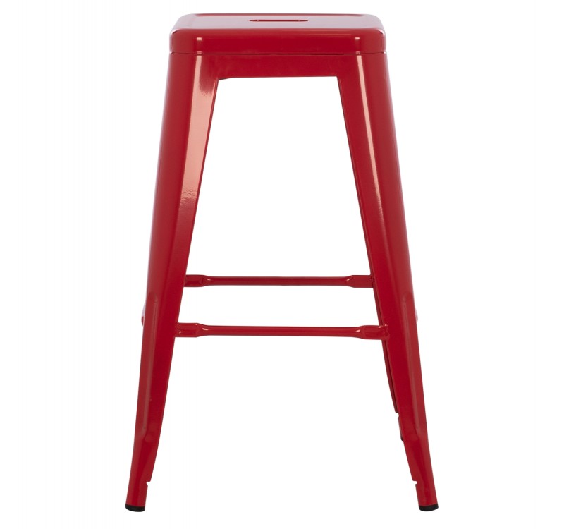 ΣΚΑΜΠΟ ΜΕΣΑΙΟΥ ΥΨΟΥΣ ΜΕΤΑΛΛΙΚΟ HM8573.04 MELITA ΣΕ KOKKINO 43x43x67Yεκ.