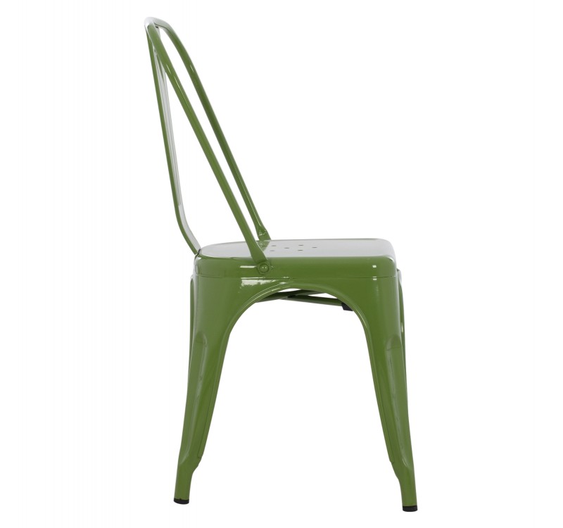 ΚΑΡΕΚΛΑ ΜΕΤΑΛΛΙΚΗ MELITA ΣΕ LIGHT OLIVE GREEN 43x50x82Y εκ. HM8641.13