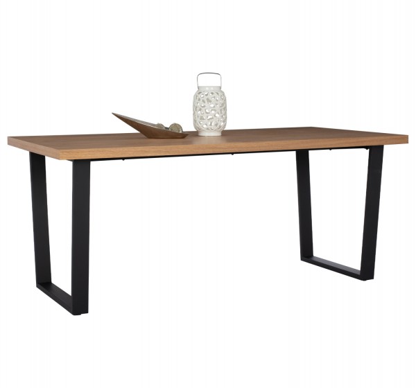 ΤΡΑΠΕΖΙ ΤΡΑΠΕΖΑΡΙΑΣ ASTORIA HM9012 ΜΕ ΚΑΠΛΑΜΑ ΔΡΥΟΣ ΣΕ ΣΤΥΛ ΡΟΥΣΤΙΚ 180X90X75Yεκ. 40mm ΠΑΧΟΣ