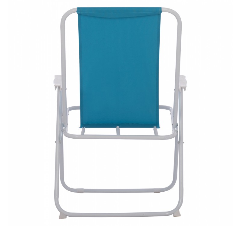 ΚΑΡΕΚΛΑ ΠΑΡΑΛΙΑΣ DEVAL ΠΤΥΣΣΟΜΕΝΗ ΣΙΕΛ ΜΕ ΨΗΛΗ ΠΛΑΤΗ HM5148 ΜΕΤΑΛΛΙΚΗ