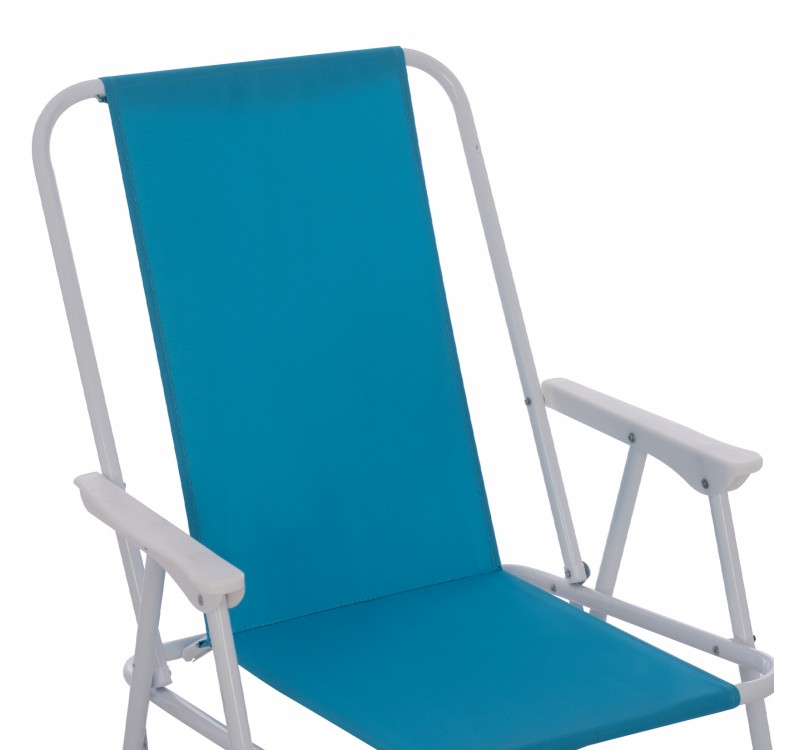 ΚΑΡΕΚΛΑ ΠΑΡΑΛΙΑΣ DEVAL ΠΤΥΣΣΟΜΕΝΗ ΣΙΕΛ ΜΕ ΨΗΛΗ ΠΛΑΤΗ HM5148 ΜΕΤΑΛΛΙΚΗ