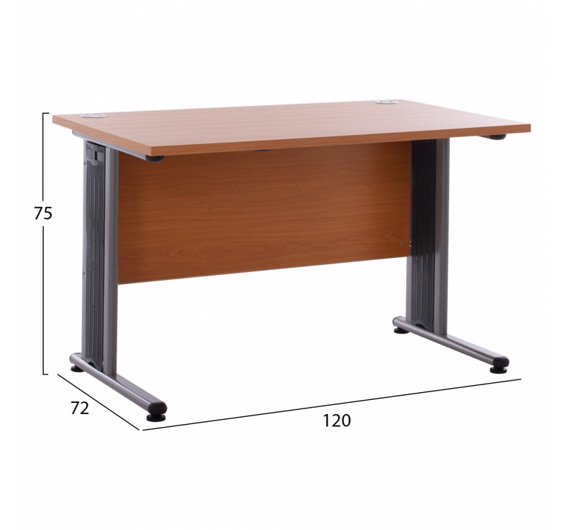 ΓΡΑΦΕΙΟ ΕΠΑΓΓΕΛΜΑΤΙΚΟ VALDEN HM2044.03 ΚΕΡΑΣΙ 120X72X75 εκ.