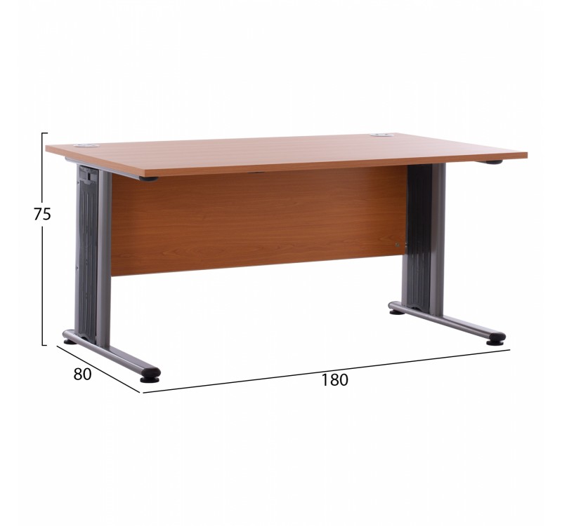 ΓΡΑΦΕΙΟ ΕΠΑΓΓΕΛΜΑΤΙΚΟ VALDEN HM2046.03 ΚΕΡΑΣΙ 180X80X75