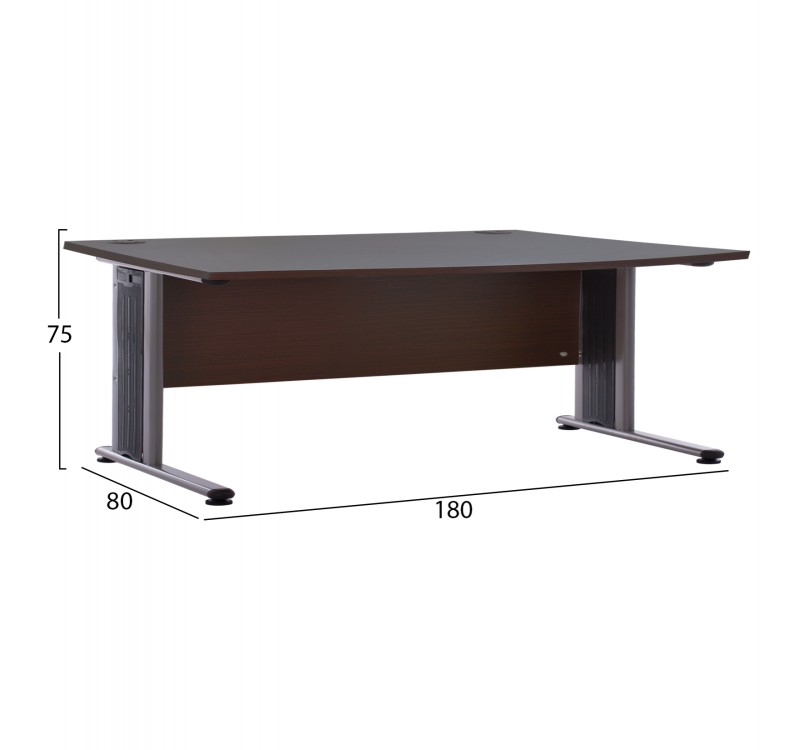 ΓΡΑΦΕΙΟ ΕΠΑΓΓΕΛΜΑΤΙΚΟ VALDEN HM2046.02 WENGE 180X80X75
