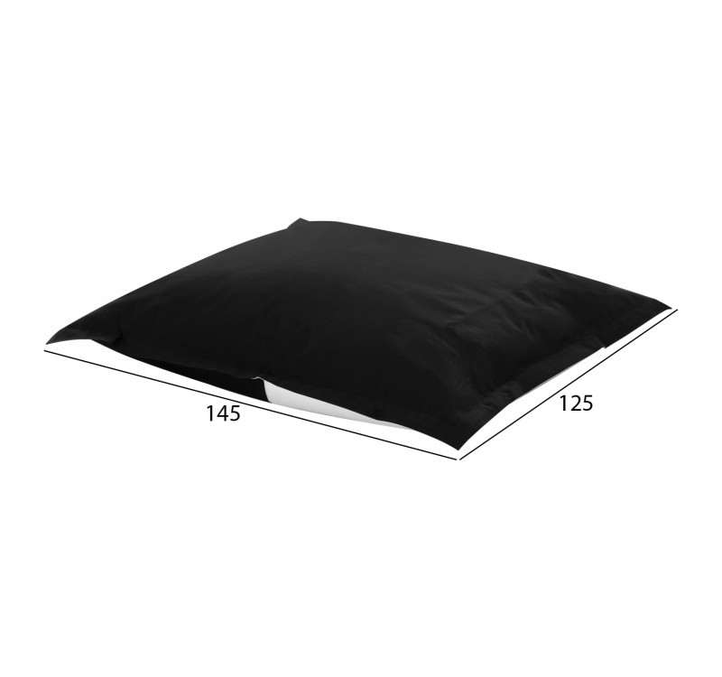 ΠΟΥΦ BLOOM ΜΑΞΙΛΑΡΑ ΘΑΛΑΣΣΗΣ HM5113.14 ΜΑΥΡΟ ΜΕ UV PROTECTION 125x145 εκ.