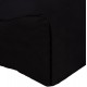ΠΟΥΦ TANEA HM5807.04 ΜΑΥΡΟ ΜΕ UV PROTECTION 190x80x60Υ εκ.