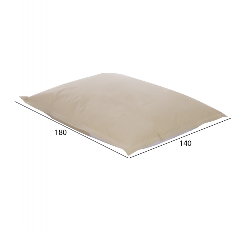 ΠΟΥΦ/ΜΑΞΙΛΑΡΑ ΘΑΛΑΣΣΗΣ ANSHU HM5808.01 ΜΠΕΖ ΜΕ UV PROTECTION 140x180 εκ.