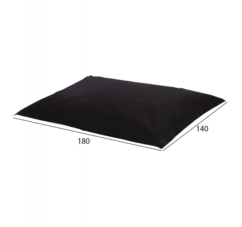 ΠΟΥΦ/ΜΑΞΙΛΑΡΑ ΘΑΛΑΣΣΗΣ ANSHU HM5808.04 ΜΑΥΡΟ ΜΕ UV PROTECTION 140x180 εκ.
