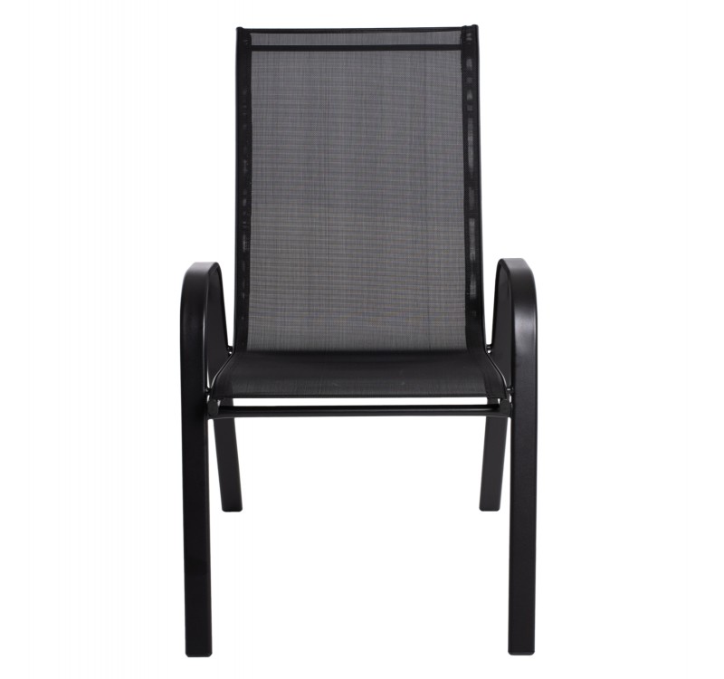 ΠΟΛΥΘΡΟΝΑ ΕΞ.ΧΩΡΟΥ LEON HM5000.03 ΜΕΤΑΛΛΙΚΗ ΜΑΥΡΟ ΜΕ TEXTILENE ΜΑΥΡΟ 55x77x95Υεκ