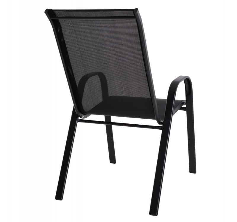 ΠΟΛΥΘΡΟΝΑ ΕΞ.ΧΩΡΟΥ LEON HM5000.03 ΜΕΤΑΛΛΙΚΗ ΜΑΥΡΟ ΜΕ TEXTILENE ΜΑΥΡΟ 55x77x95Υεκ