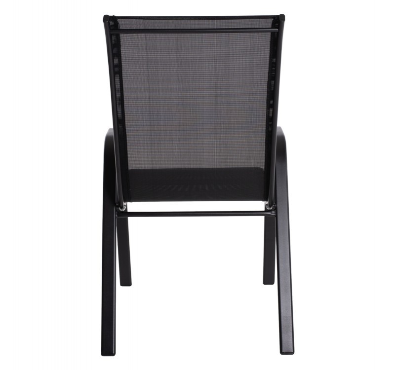 ΠΟΛΥΘΡΟΝΑ ΕΞ.ΧΩΡΟΥ LEON HM5000.03 ΜΕΤΑΛΛΙΚΗ ΜΑΥΡΟ ΜΕ TEXTILENE ΜΑΥΡΟ 55x77x95Υεκ