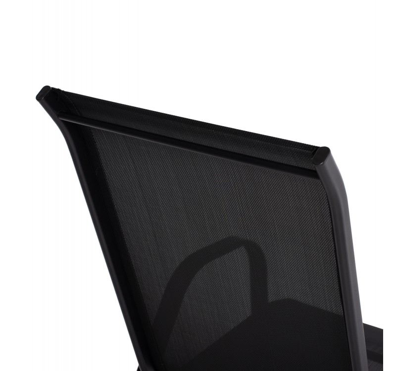 ΠΟΛΥΘΡΟΝΑ ΕΞ.ΧΩΡΟΥ LEON HM5000.03 ΜΕΤΑΛΛΙΚΗ ΜΑΥΡΟ ΜΕ TEXTILENE ΜΑΥΡΟ 55x77x95Υεκ