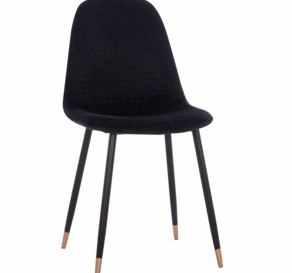 ΚΑΡΕΚΛΑ LUCILLE HM8552.04 ΑΠΟ ΒΕΛΟΥΔΟ ΜΑΥΡΟ ΜΕ ΜΕΤΑΛΛΙΚΟ ΣΚΕΛΕΤΟ 45X56X81Υ εκ.