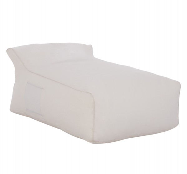 ΠΟΥΦ ZAFER HM5772.11 ΜΕ TEXTILENE 600gr/m2 2X1 ΛΕΥΚΟ 88x128x60Υεκ