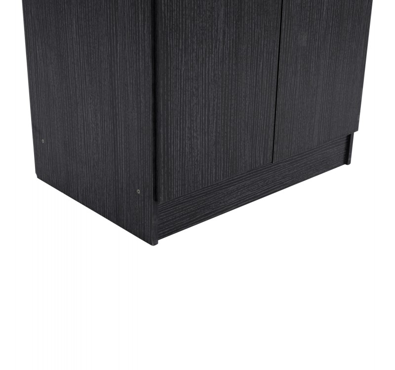 ΠΑΠΟΥΤΣΟΘΗΚΗ ΞΥΛΙΝΗ DAYANNA ΜΕ 6 ΡΑΦΙΑ 60X43X180.5εκ. ZEBRANO HM2379.01