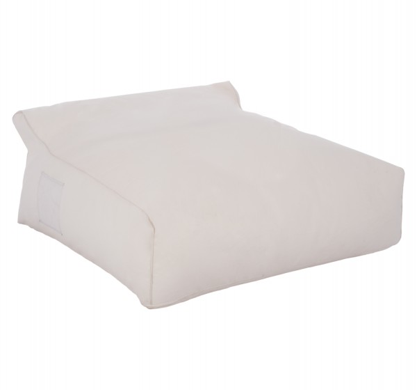 ΠΟΥΦ YAMIN 2ΑΤΟΜΩΝ ΜΕ TEXTILENE 600gr/m2 2X1 ΛΕΥΚΟ HM5773.11 140x140x40-60Υεκ.