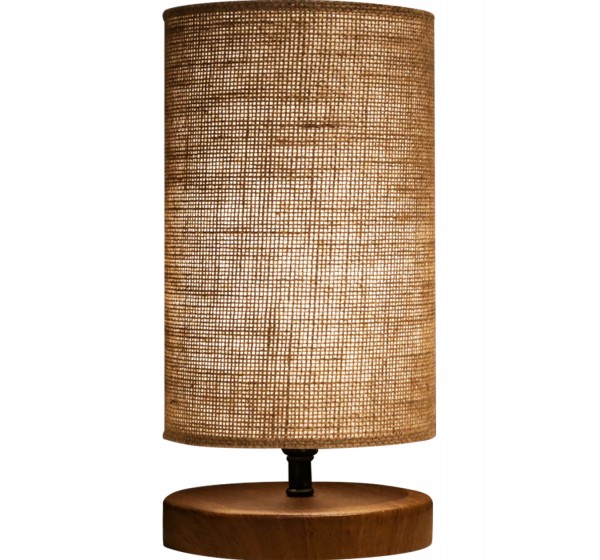 ΦΩΤΙΣΤΙΚΟ ΕΠΙΤΡΑΠΕΖΙΟ ΞΥΛΙΝΟ ΜΕ WICKER ΚΑΦΕ ΜΕ ΜΠΕΖ HM7596.01 24Χ30εκ.