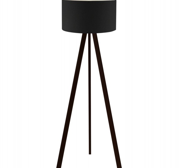 ΦΩΤΙΣΤΙΚΟ ΔΑΠΕΔΟΥ ΞΥΛΙΝΟ CRUZ ΜΑΥΡΟ HM7578.05 Φ38x140 εκ.