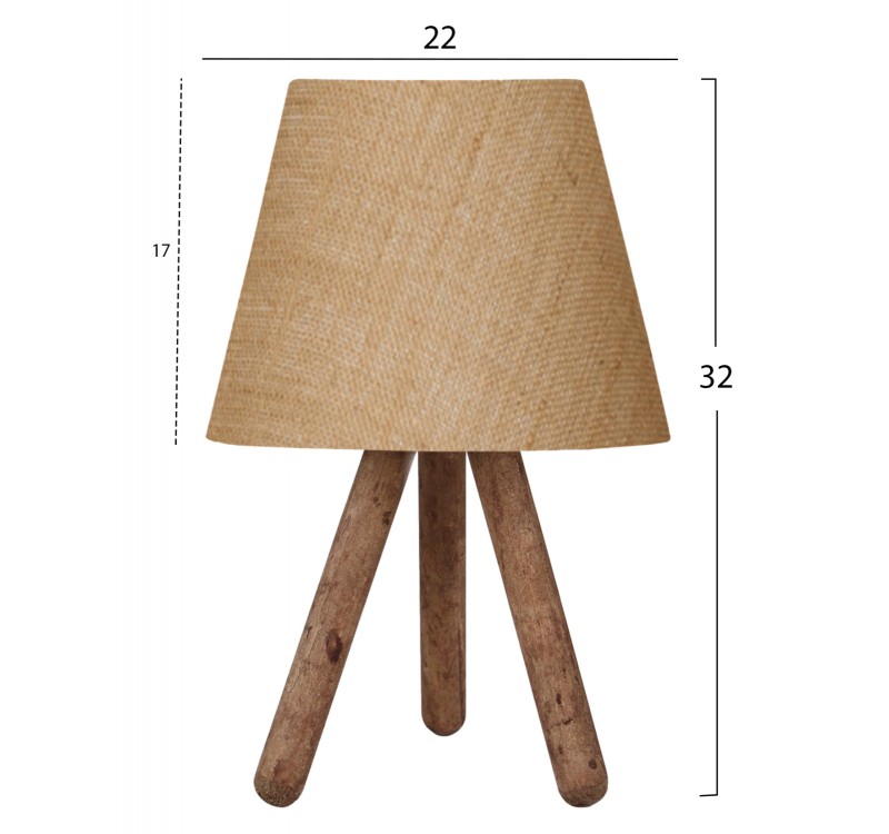 ΦΩΤΙΣΤΙΚΟ ΕΠΙΤΡΑΠΕΖΙΟ HM7598.01 ΜΠΕΖ - ΚΑΦΕ