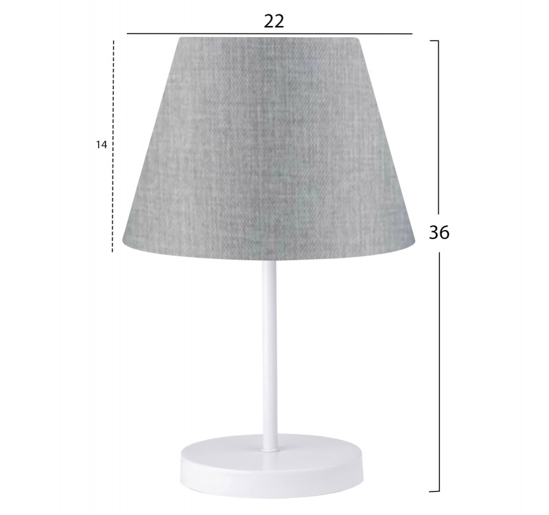 ΦΩΤΙΣΤΙΚΟ ΕΠΙΤΡΑΠΕΖΙΟ HM7603.01 ΛΕΥΚΟ-ΓΚΡΙ