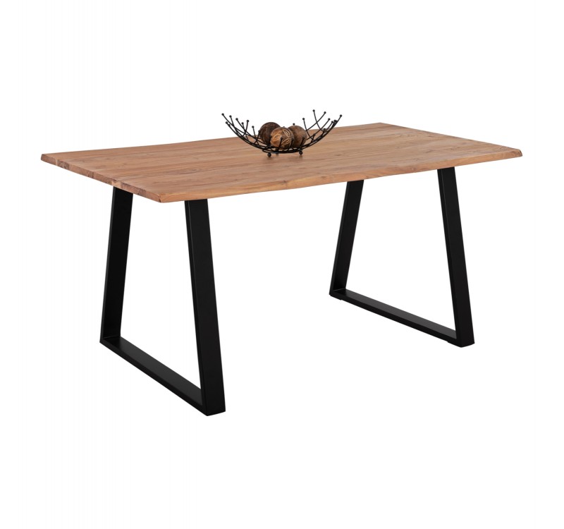 ΤΡΑΠΕΖΙ ΤΡΑΠΕΖΑΡΙΑΣ SOFIA SLIM HM8500.11 ΜΑΣΙΦ ΞΥΛΟ ΑΚΑΚΙΑΣ 160x90x76Υ εκ.