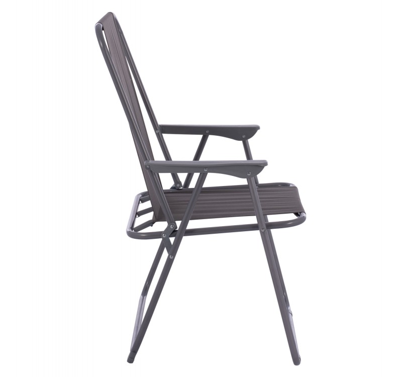 ΚΑΡΕΚΛΑ ΠΑΡΑΛΙΑΣ DEVAL ΜΕ ΨΗΛΗ ΠΛΑΤΗ ΠΤΥΣΣΟΜΕΝΗ ΓΚΡΙ HM5148.01 ΜΕΤΑΛΛΙΚΗ